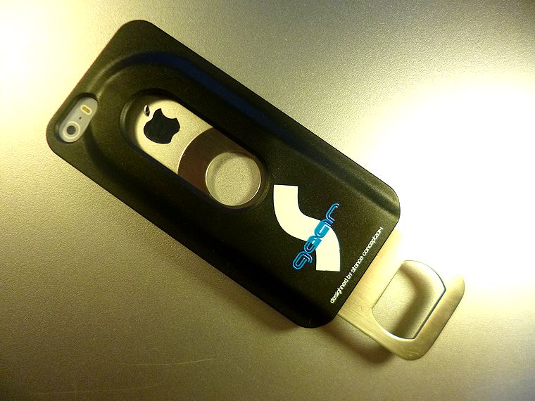 Stancegear iPhone case with a bottle opener